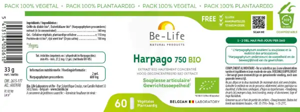 Be-life Harpago 750 Bio Gélules B/60