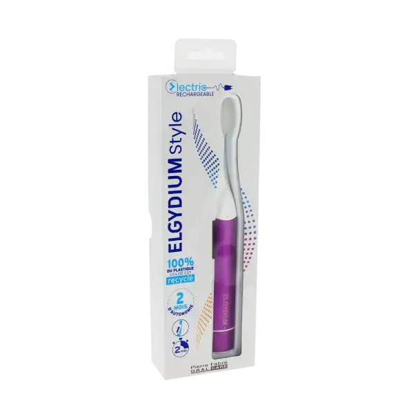 Elgydium Style Brosse Dents électrique Raisin Petillant
