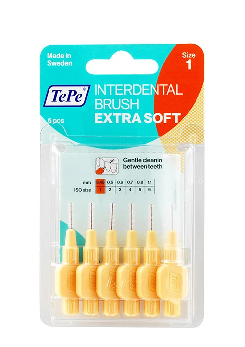 TEPE BROSSETTES INTERDENTAIRES EXTRA-SOUPLES Taille Iso 4 - 6