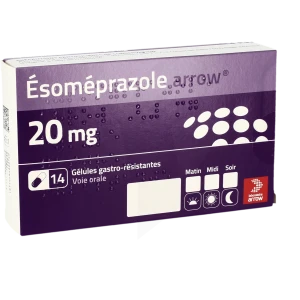 Esomeprazole Arrow 20 Mg, Gélule Gastro-résistante