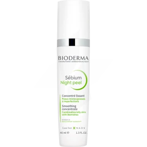 Bioderma Sébium Night Peel Soin Nuit Peeling Doux Anti-imperfections 40ml