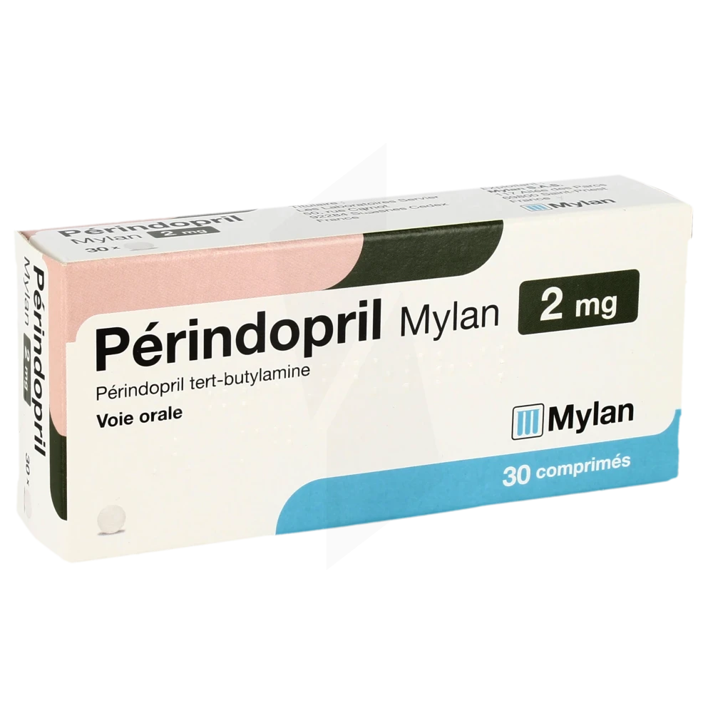 Perindopril Mylan 2 Mg, Comprimé