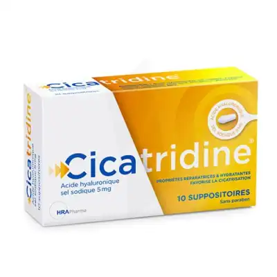 Cicatridine Suppositoires Acide Hyaluronique B/10 à CARCASSONNE