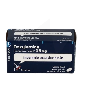 Doxylamine Biogaran Conseil 15 Mg, Comprimé Pelliculé Sécable