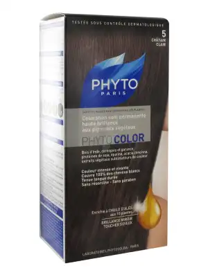 Phytocolor Coloration Permanente Phyto Chatain Clair 5 à PARIS