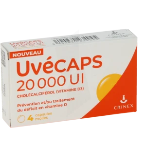 Uvecaps 20 000 Ui, Capsule Molle