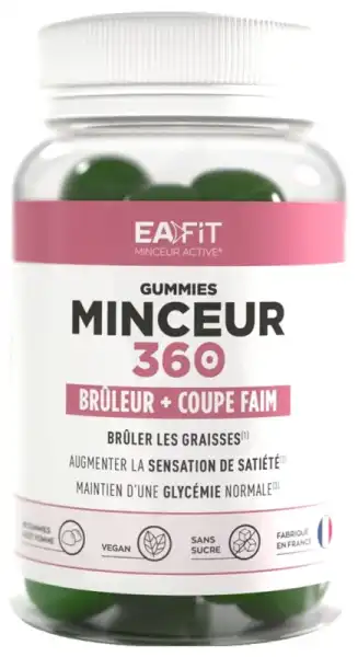 Eafit Minceur 360 Gummies Gomme Programme Complet Pot/60