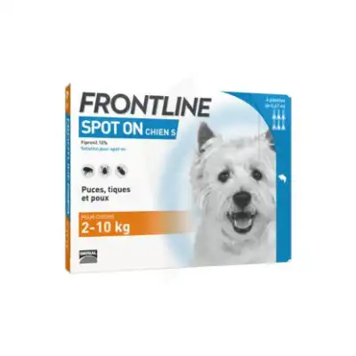 Frontline Solution externe chien 2-10kg 6Doses