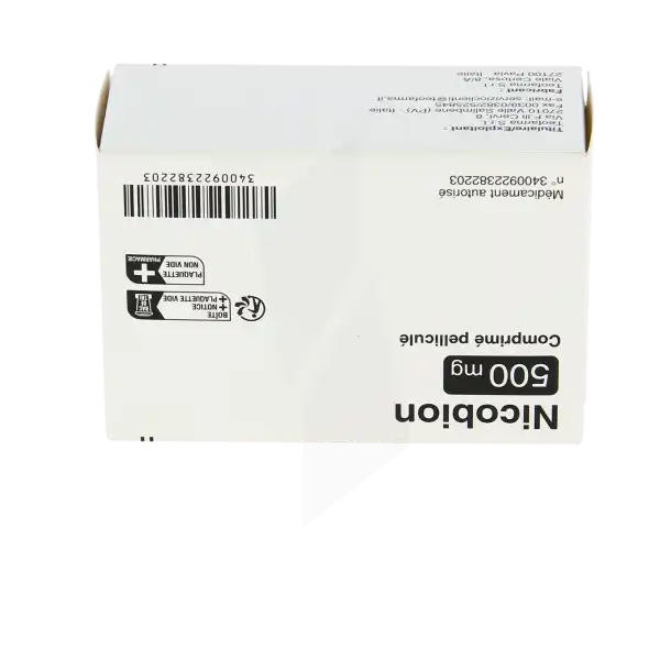 Nicobion 500 Mg, Comprimé Pelliculé