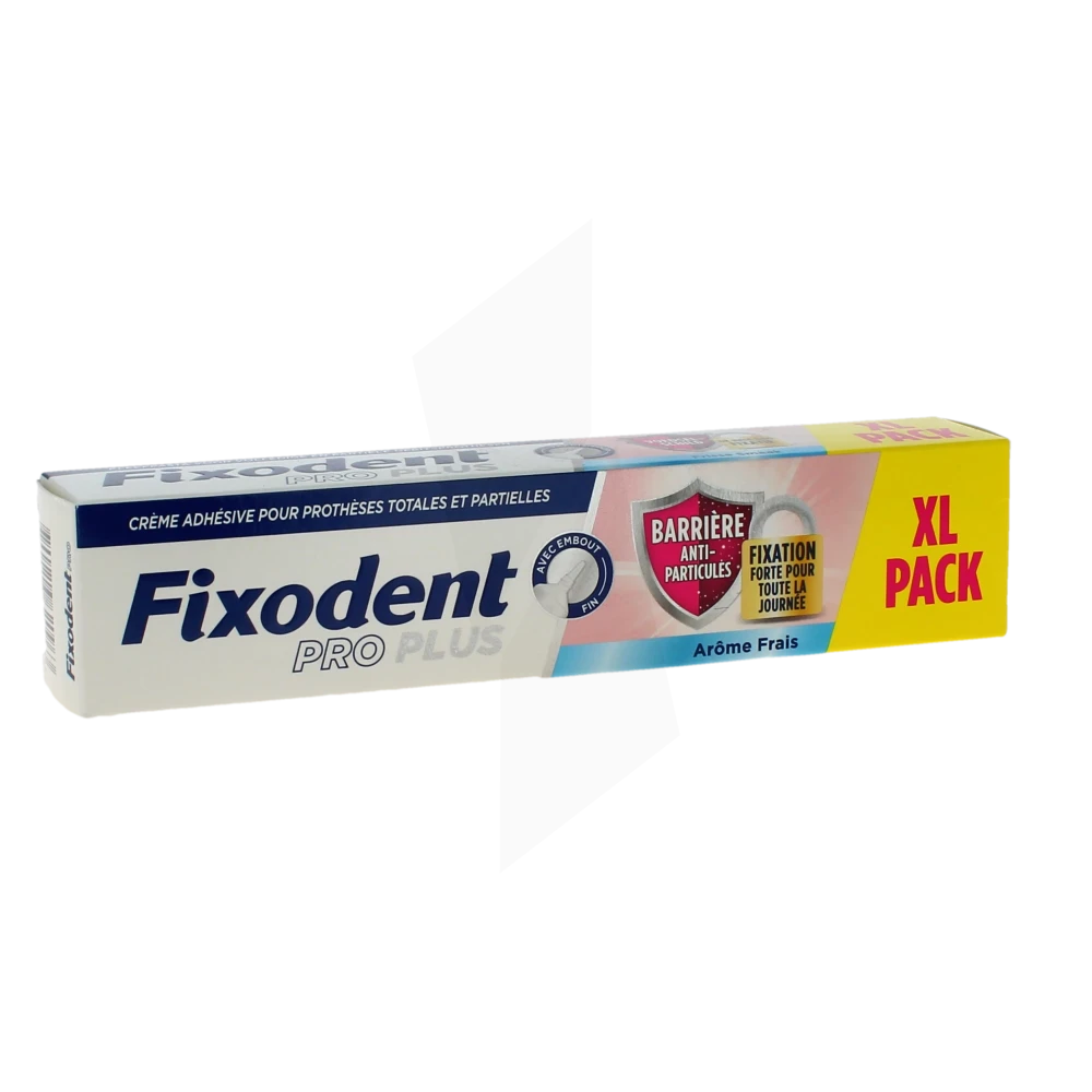 Fixodent Pro Plus Barriere Anti-particules Crème Adhésive Frais Tube De 57 G
