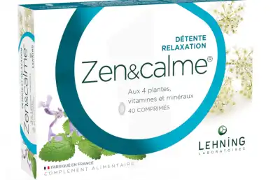 Lehning Zen & Calme Comprimés B/40 à Paris