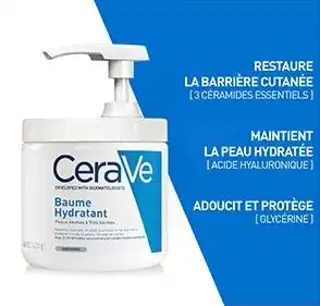 Cerave Baume Hydratant Pot Pompe/454ml