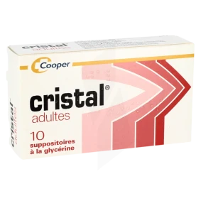 Cristal Adultes, Suppositoire