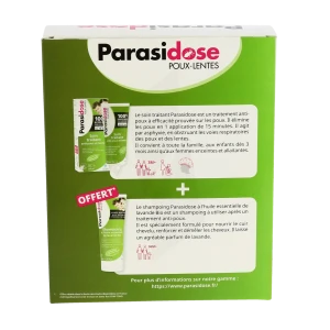 Parasidose Crème Soin Traitant T/200ml + Shampooing