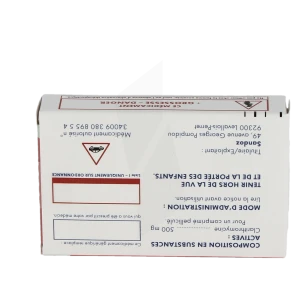 Clarithromycine Sandoz 500 Mg, Comprimé Pelliculé