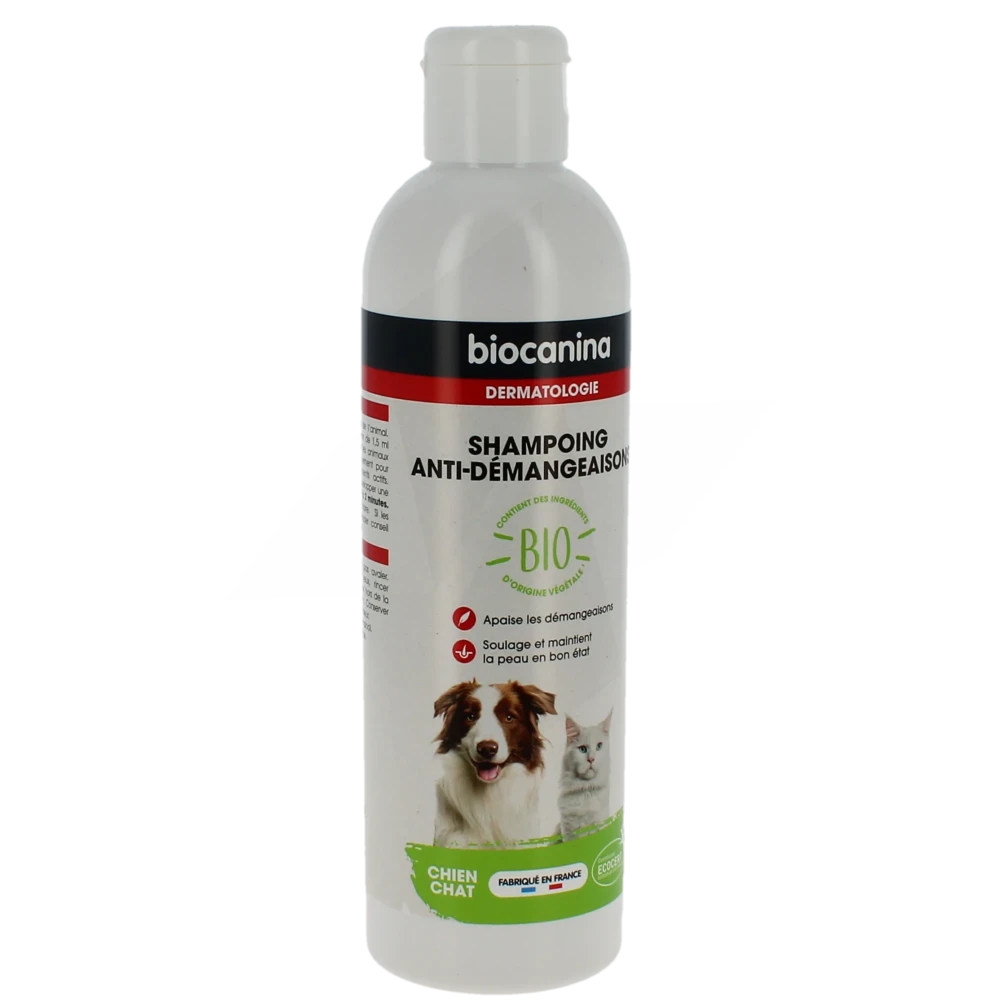 Biocanina Shampooing Anti-démangeaisons Bio Fl/240ml
