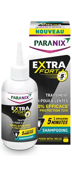 Paranix Extra Fort 5min Shampooing Antipoux Fl/300ml + Peigne