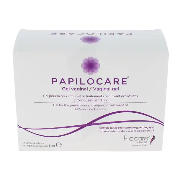 Papilocare Gel Vaginal Réépithélisant 21 Canules/5ml