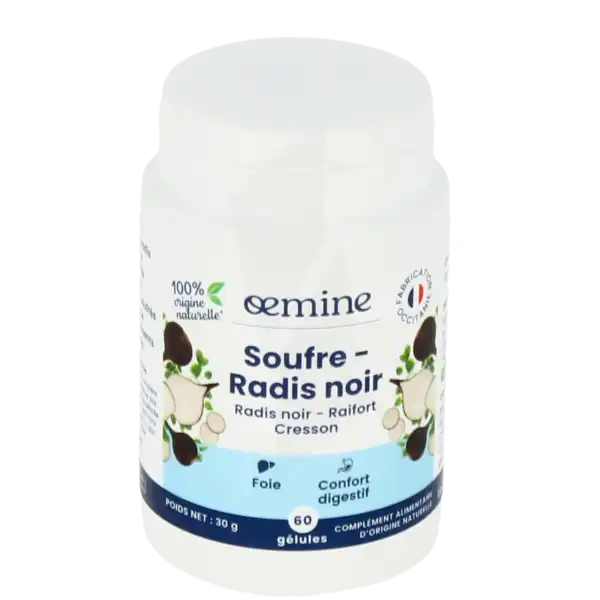 Oemine Souffre - Radis Noir 60 Gélules