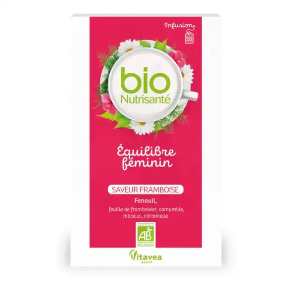 Nutrisante Infusions Bio Tis équilibre Féminin 20sach