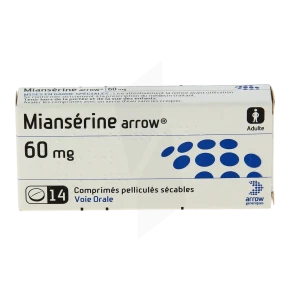 Mianserine Arrow 60 Mg, Comprimé Pelliculé Sécable