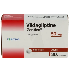 Vildagliptine Zentiva 50 Mg, Comprimé