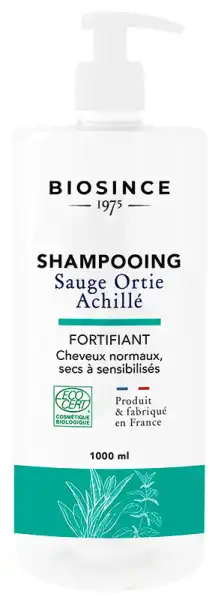 Biosince 1975 Shampooing Sauge Ortie Achillée Fortifiant 1l