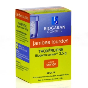 Troxerutine Biogaran Conseil 3,5 G, Poudre Pour Solution Buvable En Sachet-dose