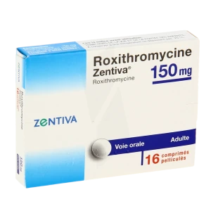 Roxithromycine Zentiva 150 Mg, Comprimé Pelliculé