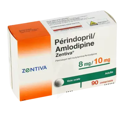 Perindopril/amlodipine Zentiva 8 Mg/10 Mg, Comprimé à CHENÔVE