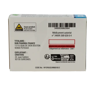 Sildenafil Cristers Pharma 100 Mg, Comprimé Pelliculé