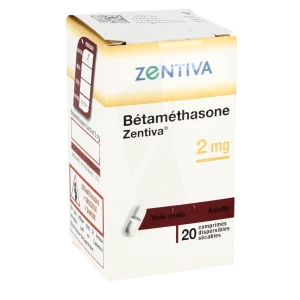 Betamethasone Zentiva 2 Mg, Comprimé Dispersible Sécable