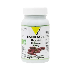 Vitall+ Levure De Riz Rouge Bio* 150mg Gélules Végétales B/30