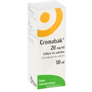 Cromabak 20 Mg/ml, Collyre En Solution