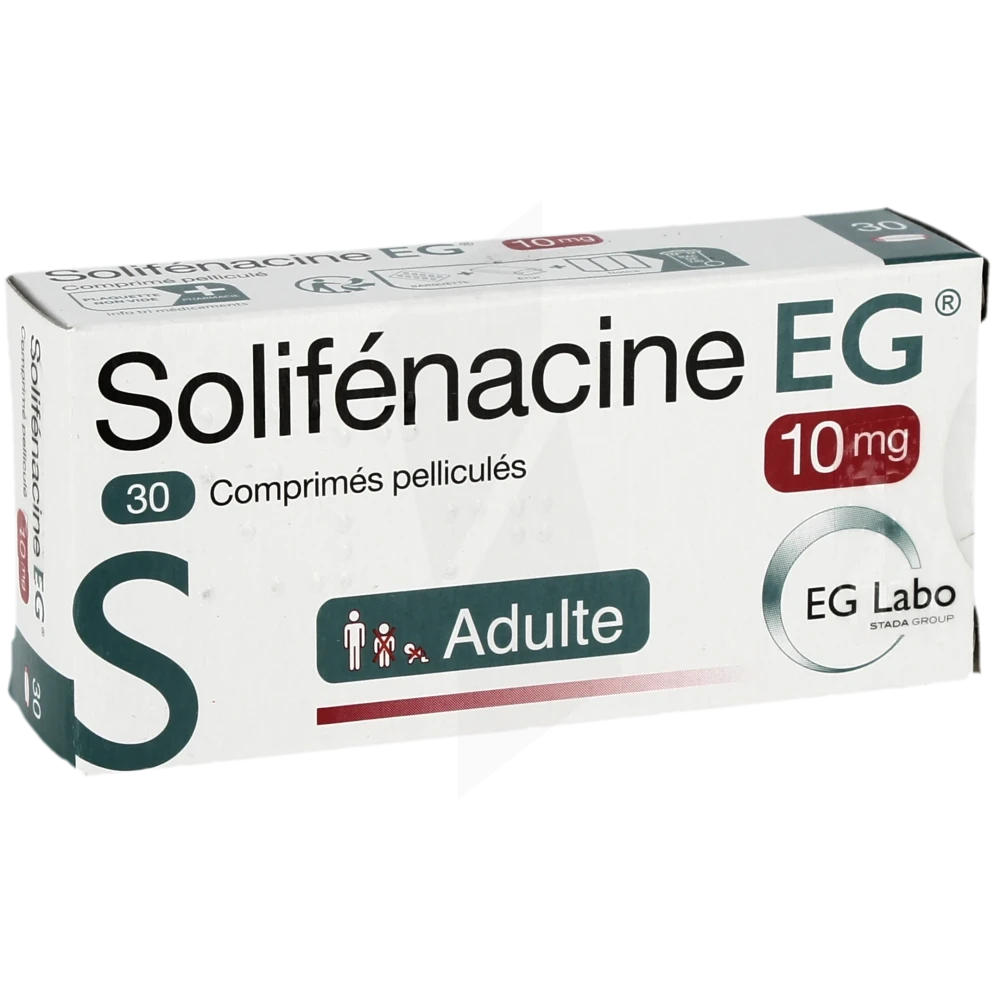 Solifenacine Eg 10 Mg, Comprimé Pelliculé