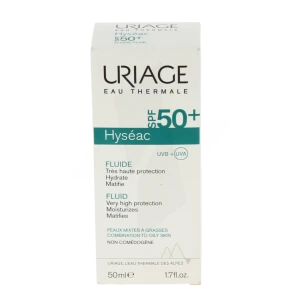 Uriage Hyséac Spf50+ Fluide Peau Mixte à Grasse T/50ml