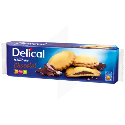 Delical Nutra'cake Biscuit Chocolat 3Sachets/135g
