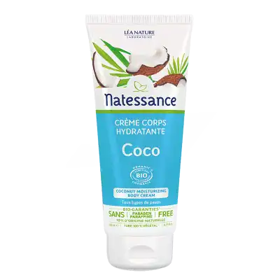 Natessance Coco Crème Corps Hydratante Fl/200ml