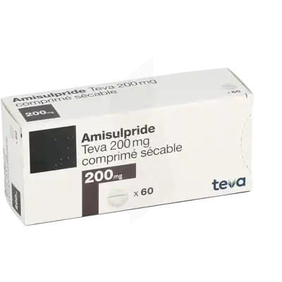 Amisulpride Teva 200 Mg, Comprimé Sécable à DIJON