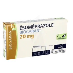 Esomeprazole Biogaran 20 Mg, Gélule Gastro-résistante