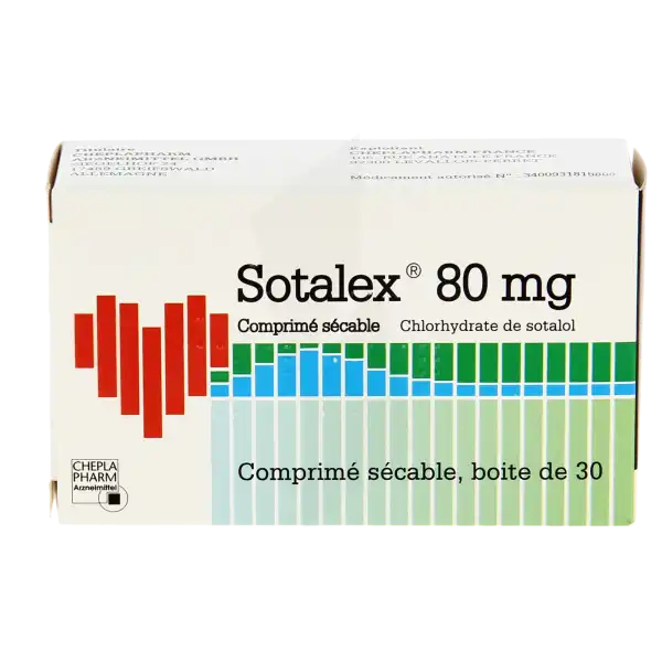 Sotalex 80 Mg, Comprimé Sécable