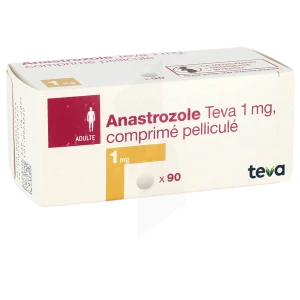 Anastrozole Teva 1 Mg, Comprimé Pelliculé