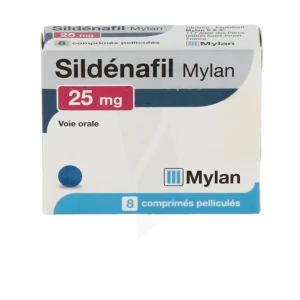 Sildenafil Viatris 25 Mg, Comprimé Pelliculé