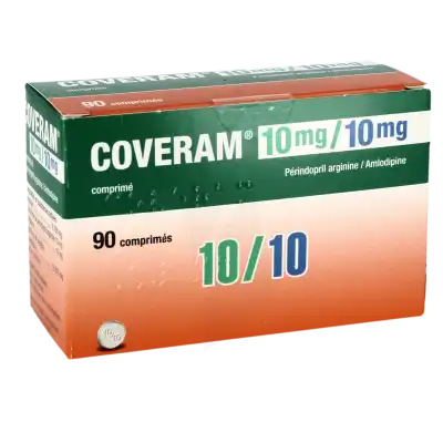 COVERAM 10 mg/10 mg, comprimé