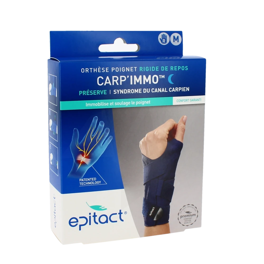Carp'immo OrthÈse Poignet Rigide De Repos Droit M