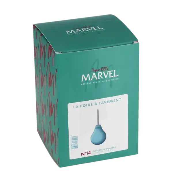 Marvel Poire Lavement Avec Canule N°14 480cc