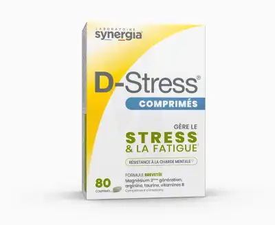 Synergia D-stress Stress & Fatigue Comprimés B/80 à VALENCE
