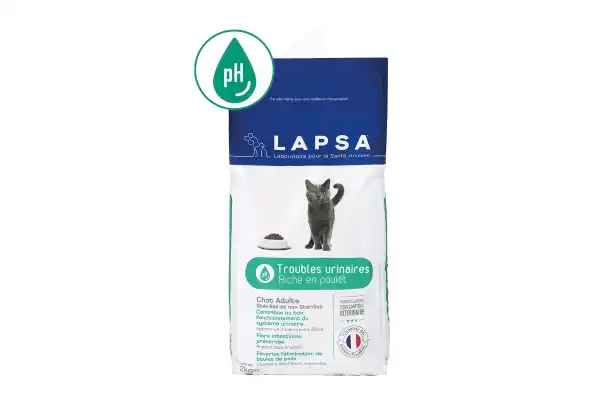 Lapsa Santé Urinaire Croquettes Chat Sachet/2kg