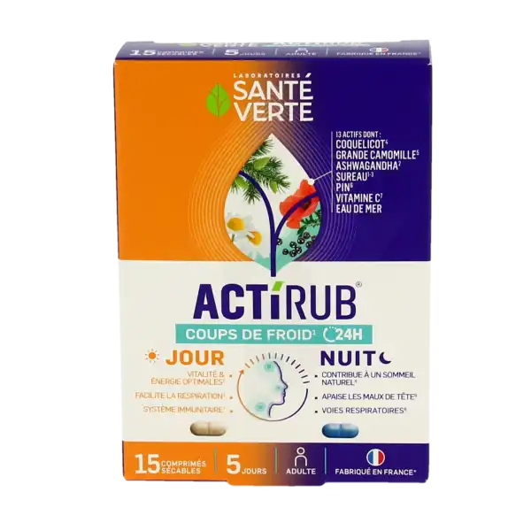 Actirub Jour Nuit Cpr B/15