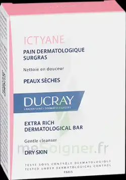 Ictyane Pain Dermatologique Surgras Sans Savon 100g à PARIS